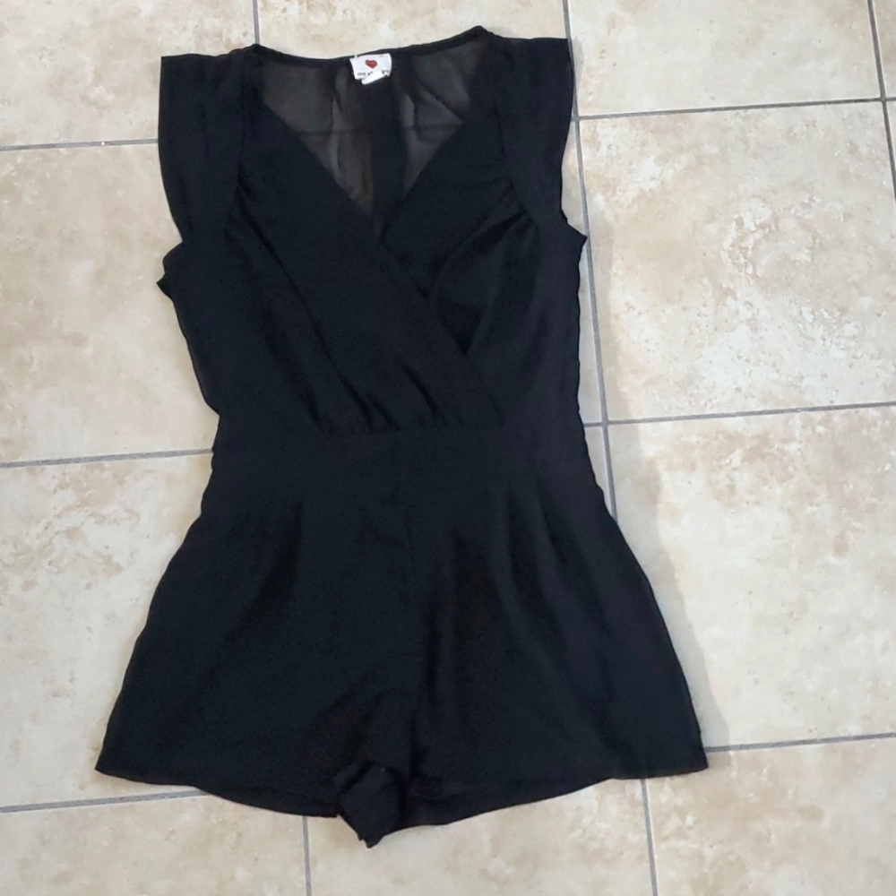 One Clothing Black Romper - Picture 2 of 16